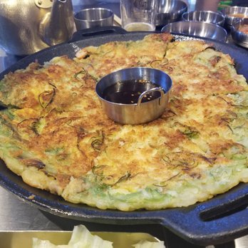 Daebak Korean BBQ - Best Korean pancake I've ever tried. - Korean Near Me - Chicago, Illinois