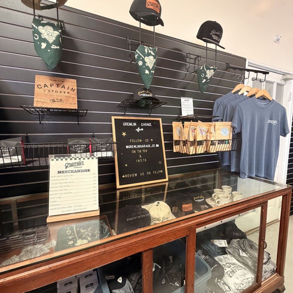Gremlin Garage - Merch! - Coffee & Tea Near Me - Costa Mesa, California Gremlin Garage - Merch! - Coffee & Tea Near Me - Costa Mesa, California