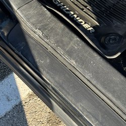 Jeffs Car Wash - Door step not clean