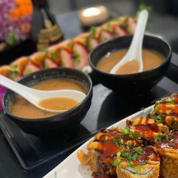 Vegan Castle - Spicy Crispy Roll & Miso Soup - Vegan Near Me - Long Beach, California Vegan Castle - Spicy Crispy Roll & Miso Soup - Vegan Near Me - Long Beach, California