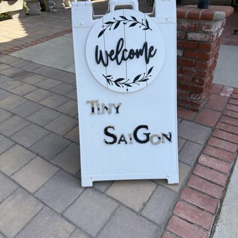 Tiny Saigon - Sign out front - Vietnamese Near Me - Corona, California