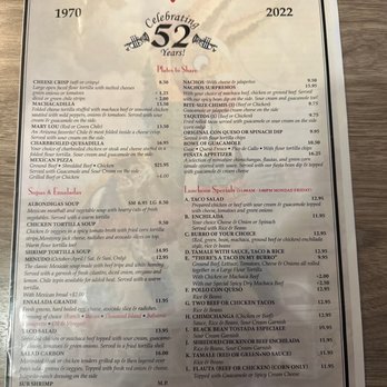 La Pinata - Menu - Mexican Near Me - Phoenix, Arizona