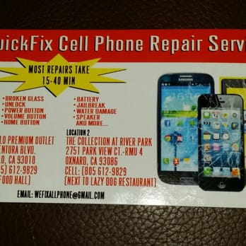 Quickfix Cellphone Repair Services - Mobile Phone Repair Near Me - Camarillo, California