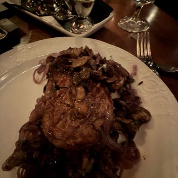 Herbs & Rye - Filet with mushroom and onion addition - Steakhouses Near Me - Las Vegas, Nevada Herbs & Rye - Filet with mushroom and onion addition - Steakhouses Near Me - Las Vegas, Nevada