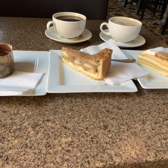 Queen Bean Cafe - Chocolate, apple and amaretto cakes. All very good - Cafes Near Me - Niagara Falls, Ontario Queen Bean Cafe - Chocolate, apple and amaretto cakes. All very good - Cafes Near Me - Niagara Falls, Ontario
