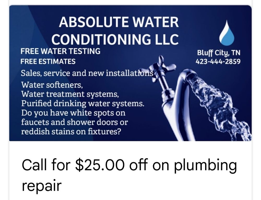 Slide of Absolute Water Conditioning & Plumbing