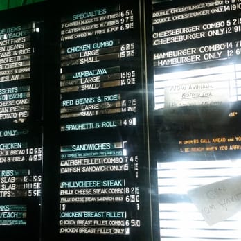Cajun Kitchen - menus on the wall - Soul Food Near Me - Omaha, Nebraska Cajun Kitchen - menus on the wall - Soul Food Near Me - Omaha, Nebraska