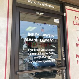 Exterior outside entrance of Alvandi Law Group - Front door - Bakersfield, California Exterior outside entrance of Alvandi Law Group - Front door - Bakersfield, California