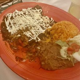 The enchiladas The enchiladas