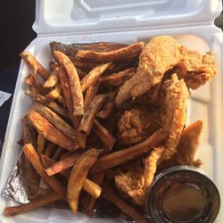 All The Flavors - Chicken wings and fries