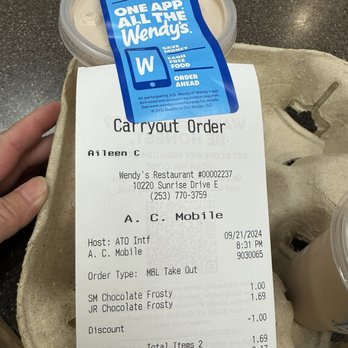 Wendy's - 9/21/24 - Burgers Near Me - Puyallup, Washington Wendy's - 9/21/24 - Burgers Near Me - Puyallup, Washington