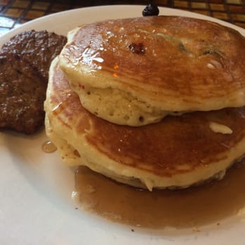 Good Eats - Blueberry coconut pancakes with turkey sausage. Yummy!! - Diners Near Me - Maspeth, New York