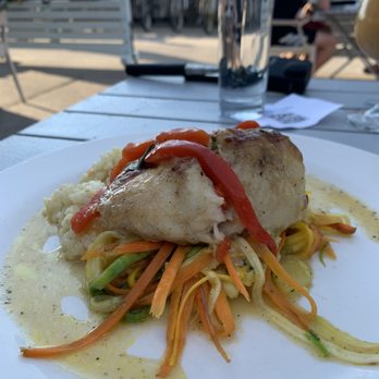Le Dock - Sautéed monkfish - Seafood Near Me - Fire Island, New York