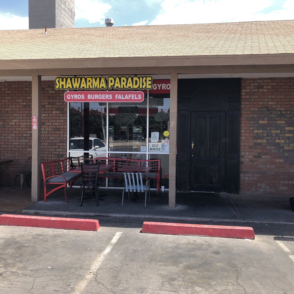 Shawarma Paradise - In a small "L" shaped strip mall on the corner of Terrace and Lemon. - Mediterranean Near Me - Tempe, Arizona