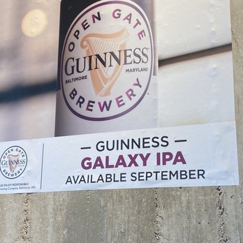 Guinness Open Gate Brewery - New IPA ad - Breweries Near Me - Halethorpe, Maryland Guinness Open Gate Brewery - New IPA ad - Breweries Near Me - Halethorpe, Maryland