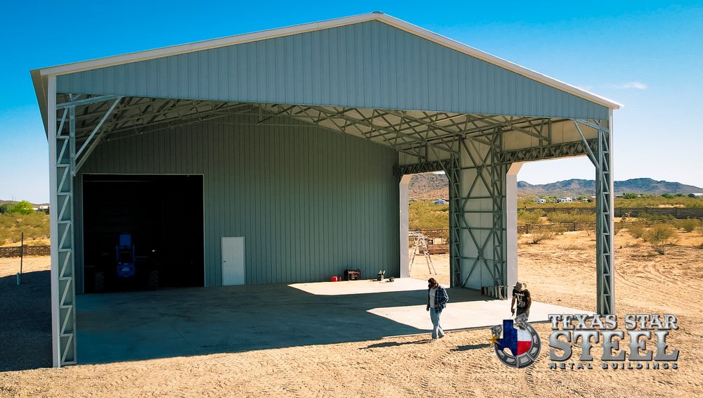 Slide of Texas Star Steel Metal Buildings