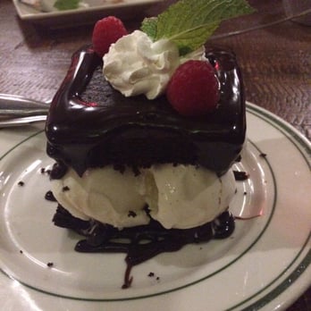 The Original Fish Company - Warm chocolate cake with vanilla ice cream topped with raspberries. So good - Seafood Markets Near Me - Los Alamitos, California The Original Fish Company - Warm chocolate cake with vanilla ice cream topped with raspberries. So good - Seafood Markets Near Me - Los Alamitos, California