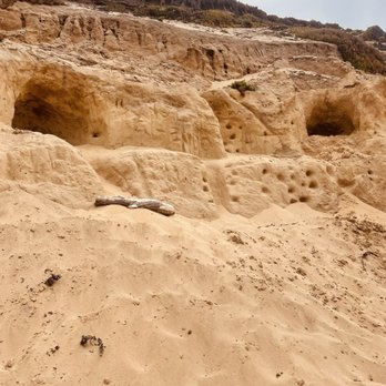 Fort Ord Dunes State Park - Cliffside Caves. - Beaches Near Me - Marina, California Fort Ord Dunes State Park - Cliffside Caves. - Beaches Near Me - Marina, California
