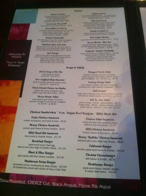 Menu photo 8 Mezzo Grille Middletown, CT