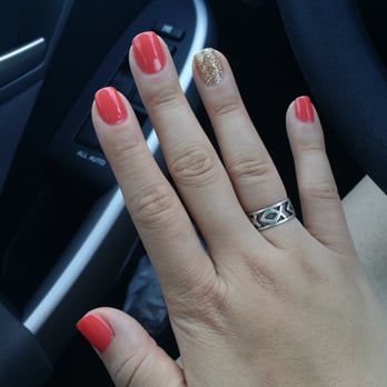 Jasmine's Nails - Gel manicure! OPI top coat and base coat. They have OPI color gel polishes available too. - Nail Salons Near Me - Rio Rancho, New Mexico