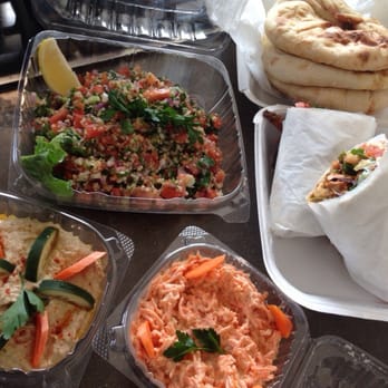 Zizi's Cafe - Carrot spread, hummus, tabouli and favorite wrap. A ton of food for $28.30!!!! - Mediterranean Near Me - Chicago, Illinois Zizi's Cafe - Carrot spread, hummus, tabouli and favorite wrap. A ton of food for $28.30!!!! - Mediterranean Near Me - Chicago, Illinois