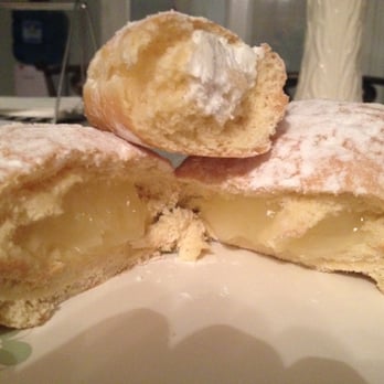 Eet Gud Bakery - Half of Cream Filled (Top)  Lemon Donut (Bottom) - Bakeries Near Me - Trenton, New Jersey
