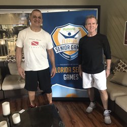 Richey Racquet-Fitness Gym & Racquetball - My Awesome doubles partner Dr. Tony and myself. We came and we kicked butt!!
