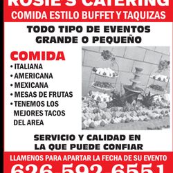 Estamos para servirle en su evento.