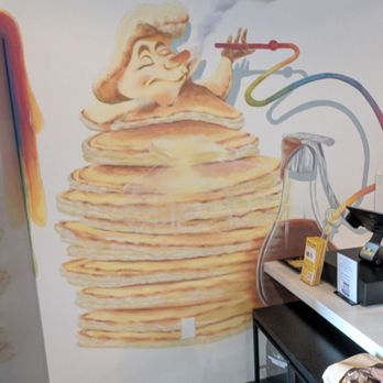 Effin Egg - I didn't know I needed a stack of pancakes smoking a hookah pipe, until now. - Waffles Near Me - Las Vegas, Nevada