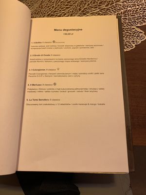 Menu photo 7 Casa Bonicatti Toruń, KP Menu photo 7 Casa Bonicatti Toruń, KP
