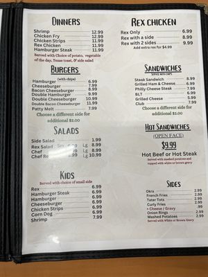 Menu photo 1 Cobb Creek Cafe Calumet, OK Menu photo 1 Cobb Creek Cafe Calumet, OK