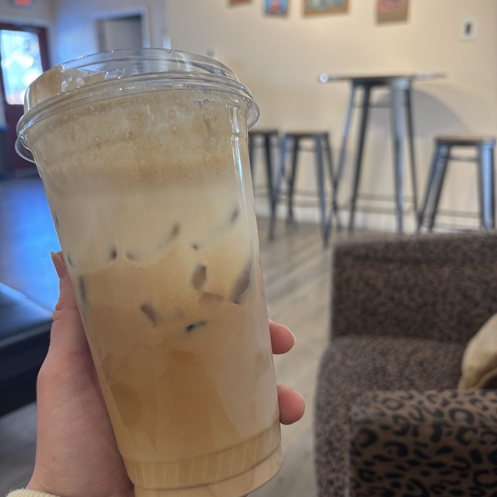 Bricklayer Cafe - Shaken Espresso with Maple Cold Foam - Coffee & Tea Near Me - Troy, Missouri