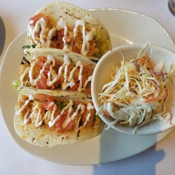 Bonefish Grill - Bang Bang Shrimp Tacos with a side of Coleslaw - Pizza Near Me - Madison, Wisconsin