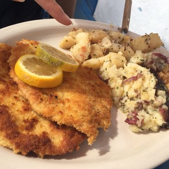 The Heidelberg - Pork loin with mashed potatoes and German potato salad- potatoes were overly salty, pork was bland - German Near Me - Helen, Georgia The Heidelberg - Pork loin with mashed potatoes and German potato salad- potatoes were overly salty, pork was bland - German Near Me - Helen, Georgia