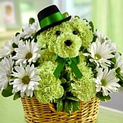 National Floral Design - Flower Arrangement for St Patrick's Day