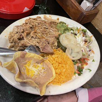 El Paisa Grill - Carnitas with rice, beans, small salad - Mexican Near Me - West Valley City, Utah El Paisa Grill - Carnitas with rice, beans, small salad - Mexican Near Me - West Valley City, Utah