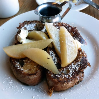 Plow - french toast with vanilla-poached pears - Breakfast & Brunch Near Me - San Francisco, California