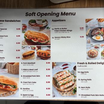 Bread Spot - Soft opening menu food - Vietnamese Near Me - Rosemead, California