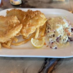 Krakens Cove - Fish and Chips with coleslaw
