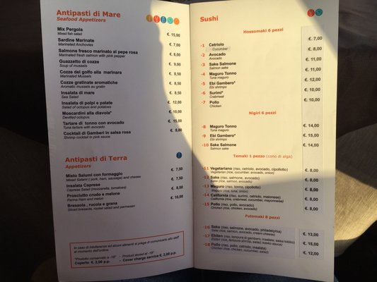 Menu photo 5 La Pergola Murta Maria, OT