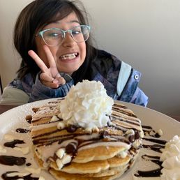 Black and white pancakes Black and white pancakes