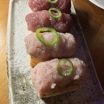 Ukiah - Tuna crispy rice + hamachi crispy rice - Asian Fusion Near Me - Fort Lauderdale, Florida Ukiah - Tuna crispy rice + hamachi crispy rice - Asian Fusion Near Me - Fort Lauderdale, Florida