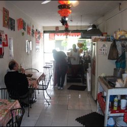 Loncheria Las Rosas - This shot was taken at the extreme rear of the diner, and gives a good idea of the compact size of the restaurant.