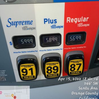 Chevron - a gas pump at a gas station - Gas Stations Near Me - Santa Ana, California Chevron - a gas pump at a gas station - Gas Stations Near Me - Santa Ana, California