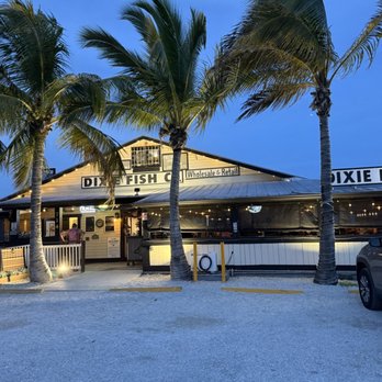Dixie Fish Company - Front view of Dixie Fish Company, Fort Myers Beach, Florida. July 2026. - Seafood Near Me - Fort Myers Beach, Florida
