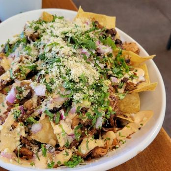 Seabirds Kitchen - Jackfruit Nachos - Vegan Near Me - Costa Mesa, California Seabirds Kitchen - Jackfruit Nachos - Vegan Near Me - Costa Mesa, California