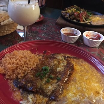 El Cholo - 2 Cheese Enchilada Combination  Coconut margarita - Mexican Near Me - Anaheim, California