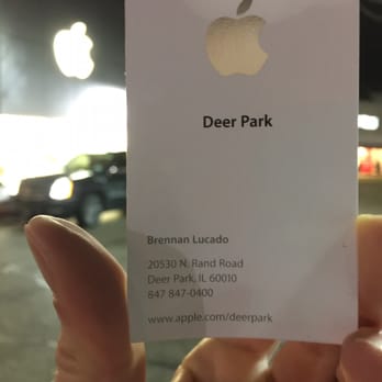 Apple Deer Park - Brennan's card .. Helped me tremendously ! - Mobile Phones Near Me - Deer Park, Illinois Apple Deer Park - Brennan's card .. Helped me tremendously ! - Mobile Phones Near Me - Deer Park, Illinois