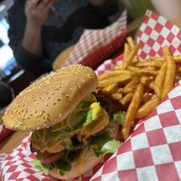Avocado Cheese Burger Combo Avocado Cheese Burger Combo