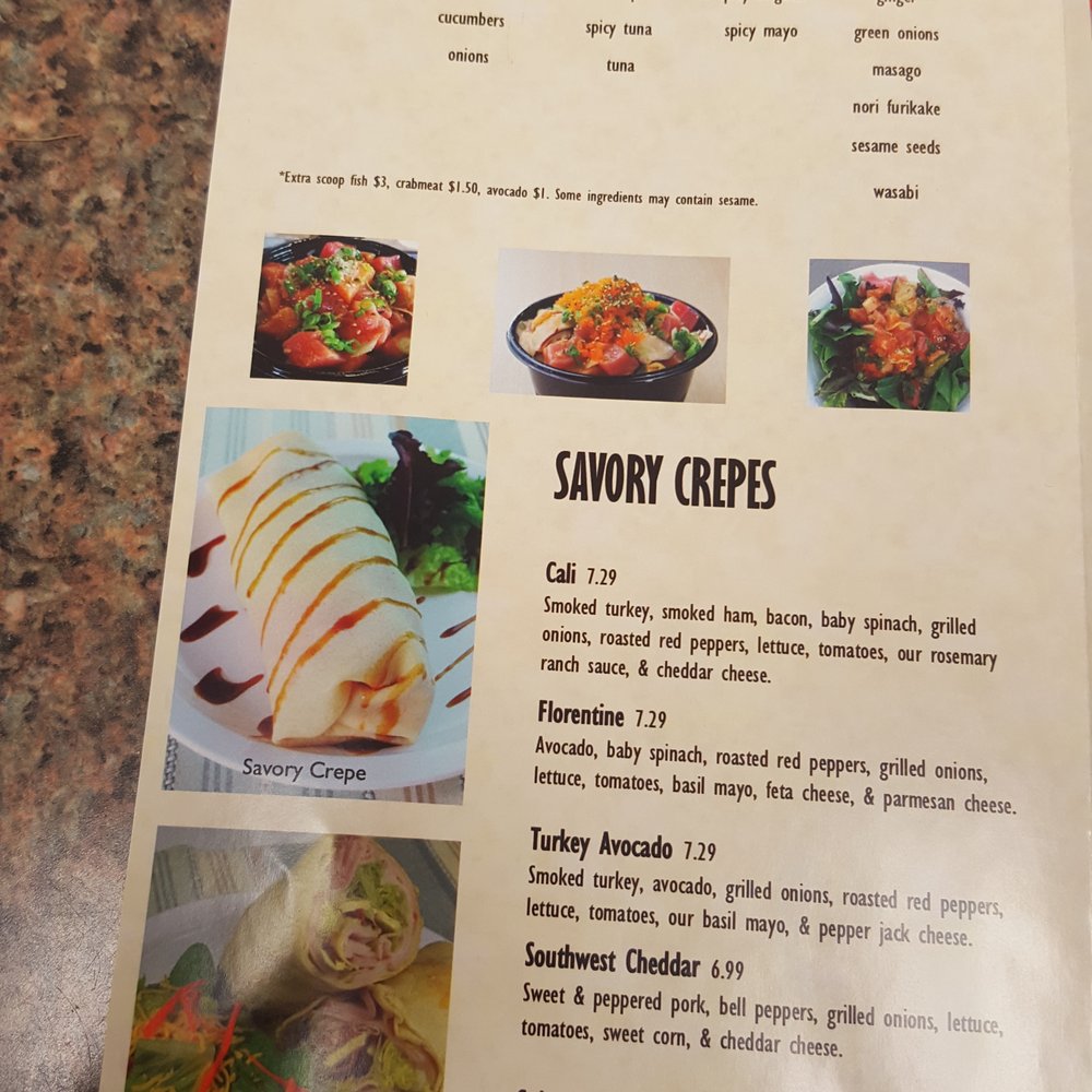 The One Cafe - Menu as of 7/31/2016. - Sandwiches Near Me - Edmond, Oklahoma The One Cafe - Menu as of 7/31/2016. - Sandwiches Near Me - Edmond, Oklahoma